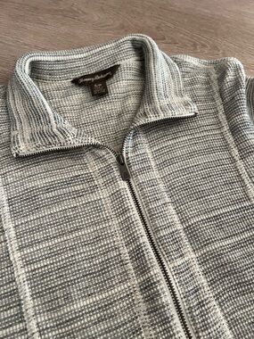 Tommy Bahama Women’s Half Zip Cotton Thermal Sweater